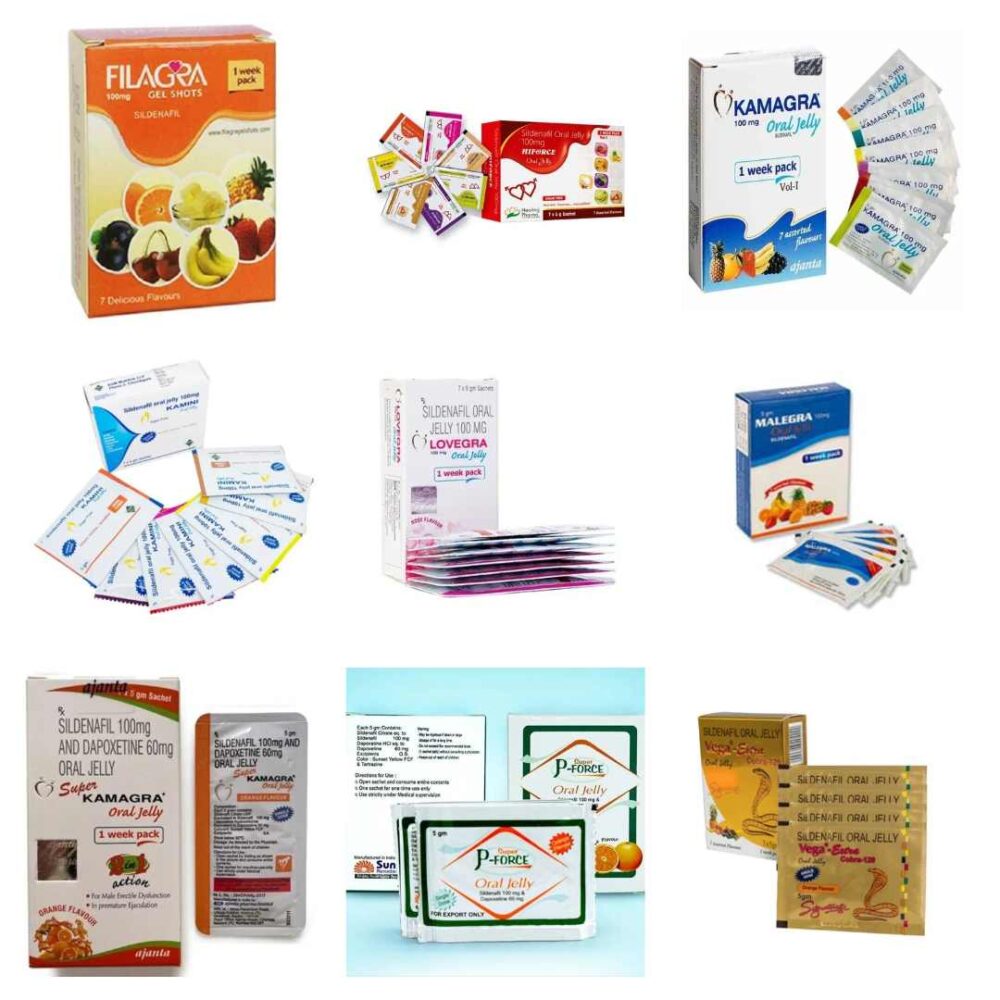 Buy Kamagra Oral Jelly 100 mg Online – Sildenafil ED Week Pack | Fast-Acting ED Jelly